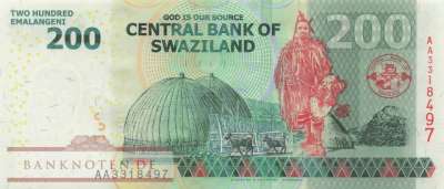 Swaziland - 200  Emalangeni (#040b_UNC)