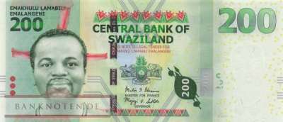 Swaziland - 200  Emalangeni (#040b_UNC)
