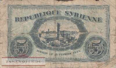 Syrien - 5  Piastres (#055_G)
