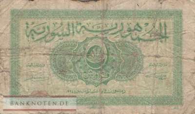 Syrien - 5  Piastres (#055_G)