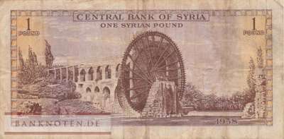 Syrien - 1  Pound (#086a_F)