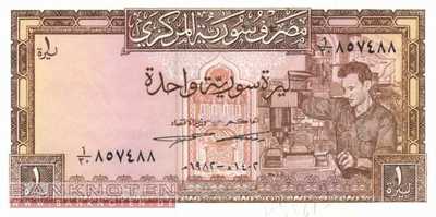 Syria - 1  Pound (#093e_UNC)