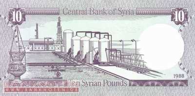 Syria - 10 Pounds (#101d_UNC)