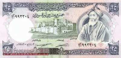 Syria - 25 Pounds (#102c_UNC)