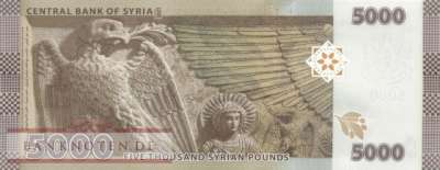 Syria - 5.000  Pounds (#118b_UNC)