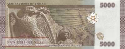 Syrien - 5.000  Pounds (#118c_UNC)