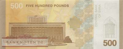 Syrien - 500  Pounds (#124_UNC)