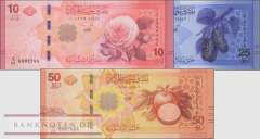 Syrien: 10 - 50 Pounds (3 Banknoten)