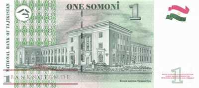 Tajikistan - 1  Somoni (#014a_UNC)