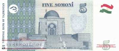 Tajikistan - 5  Somoni (#015c_UNC)