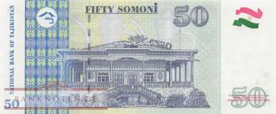 Tadschikistan - 50  Somoni (#018a_UNC)