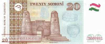 Tajikistan - 20  Somoni (#025b_UNC)