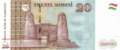 Tadschikistan - 20  Somoni (#025d_UNC)