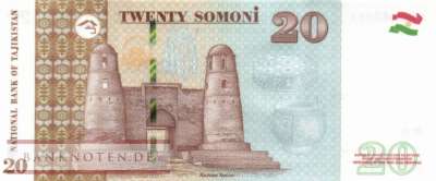 Tadschikistan - 20  Somoni (#025e_UNC)