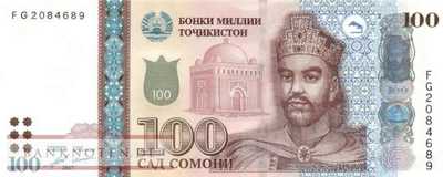 Tajikistan - 100  Somoni (#027b_UNC)