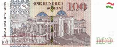 Tajikistan - 100  Somoni (#028a_UNC)