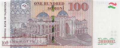 Tadschikistan - 100  Somoni (#028c_UNC)