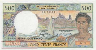 Tahiti - 500  Francs (#025d_VF)