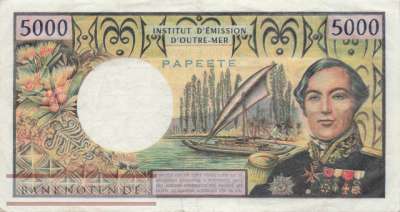 Tahiti - 5.000  Francs (#028d_VF)