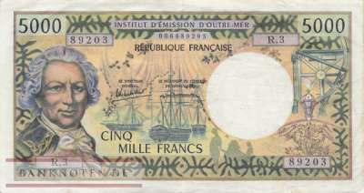 Tahiti - 5.000  Francs (#028d_VF)