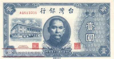Taiwan - 1  Yüan (#1935_AU)