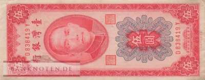 Taiwan - 5  Yüan (#1968_F)