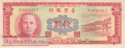 Taiwan - 10  Yüan (#1970_AU)