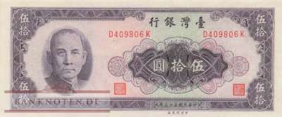 Taiwan - 50  Yüan (#1976_UNC)