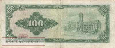 Taiwan - 100  Yuan (#1977_F)