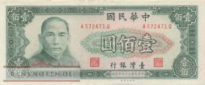 Taiwan - 100  Yüan (#1981_AU)