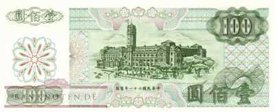 Taiwan - 100  Yüan (#1983a_XF)