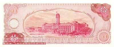 Taiwan - 10  Yüan (#1984_UNC)
