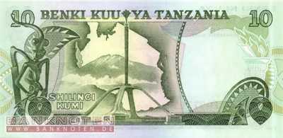 Tanzania - 10  Shilingi (#006c_UNC)