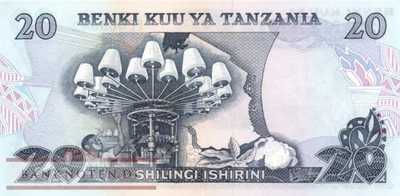 Tanzania - 20  Shilingi (#007b_UNC)