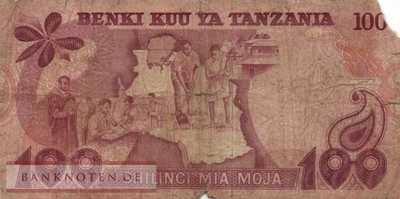 Tansania - 100  Shilingi (#008b_G)