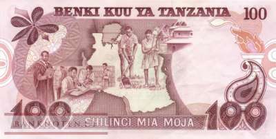 Tansania - 100  Shilingi (#008c_VF)