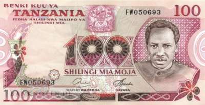 Tansania - 100  Shilingi (#008c_VF)