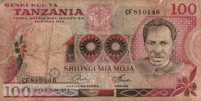 Tanzania - 100  Shilingi (#008c_VG)