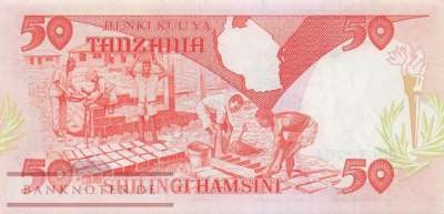 Tansania - 50  Shilingi (#013_UNC)