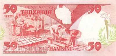 Tanzania - 50  Shilingi (#013_UNC)