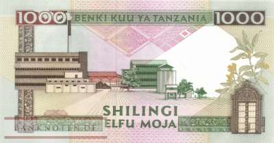 Tanzania - 1.000  Shilingi (#022-1_UNC)