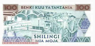 Tanzania - 100  Shilingi (#024_UNC)