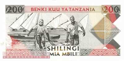 Tansania - 200 Shilingi (#025b_UNC)