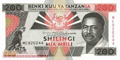 Tanzania - 200 Shilingi (#025b_UNC)