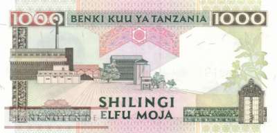 Tanzania - 1.000  Shilingi (#027b_UNC)