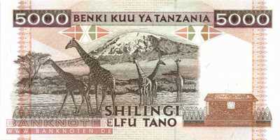 Tansania - 5.000  Shilingi (#028_UNC)