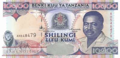 Tansania - 10.000  Shilingi (#029_UNC)