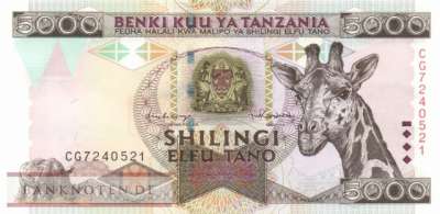 Tansania - 5.000  Shilingi (#032_UNC)