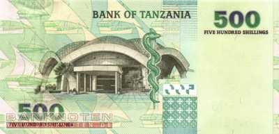 Tanzania - 500  Shilingi (#035_UNC)
