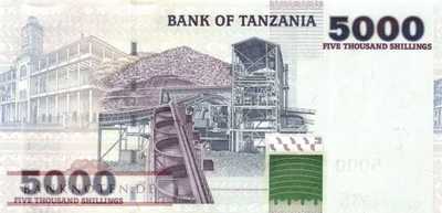 Tanzania - 5.000  Shilingi (#038_UNC)